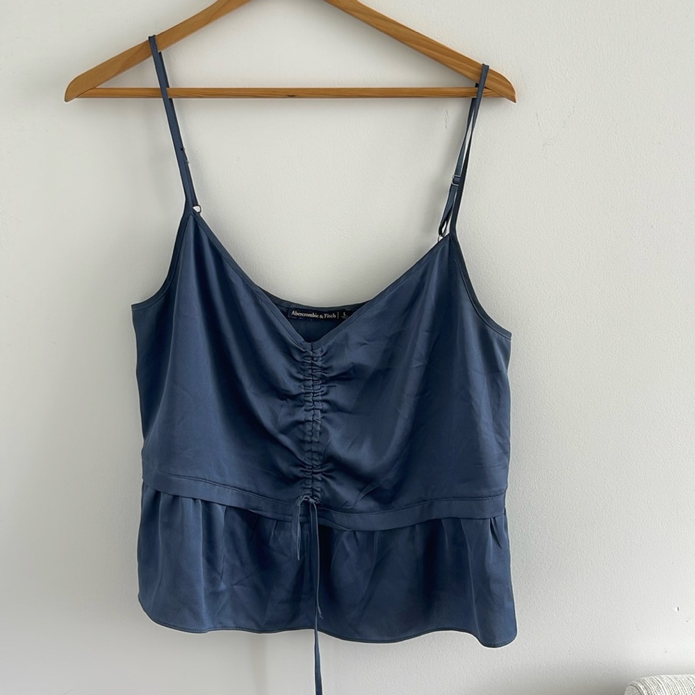 Abercrombie Blue Silky Tank